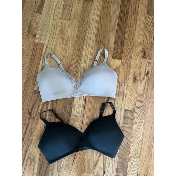 Aerie Bra Women's 38DD Gray Nude Lot Of 2 Full Coverage Underwired - Picture 1 of 4